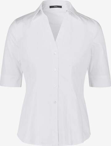 Camicia da donna di zero in bianco: frontale