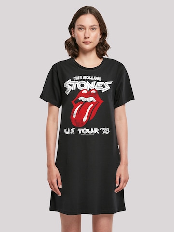 F4NT4STIC Dress 'The Rolling Stones US Tour '78' in Black: front