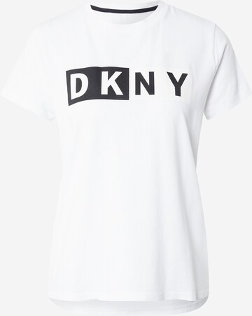 Tricou funcțional de la DKNY Performance pe alb: față