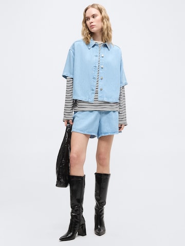 MSCH COPENHAGEN Blouse 'Saphina' in Blauw