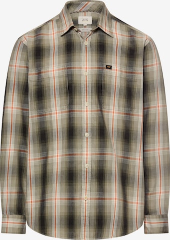 CAMEL ACTIVE Button Up Shirt in Yellow: front