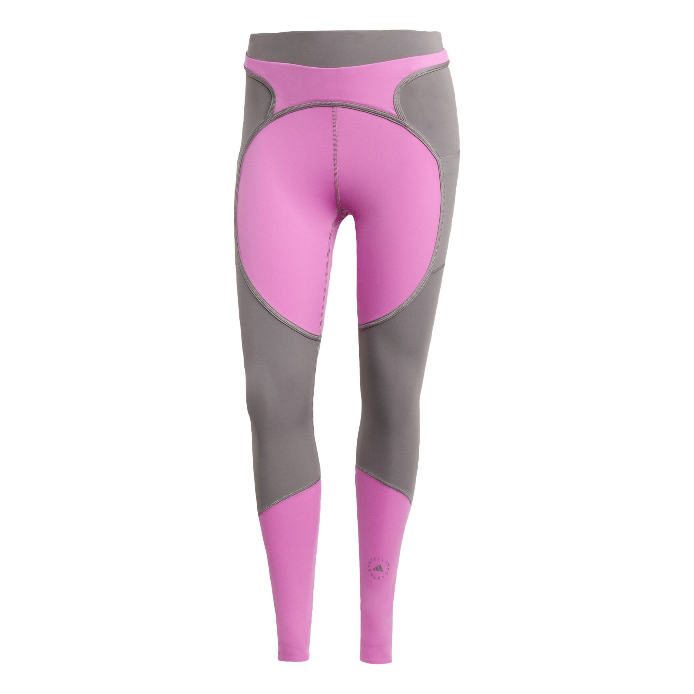 ADIDAS BY STELLA MCCARTNEY Skinny Sportbroek 'Two-tone' in Lila: voorkant