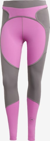 ADIDAS BY STELLA MCCARTNEY - Skinny Pantalón deportivo 'Two-tone' en lila: frente