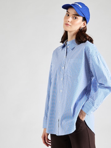 NÜMPH Bluse 'Hailey' in Blau: Vorderseite