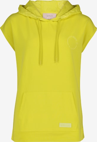 Cartoon Sweatshirt in Yellow: front