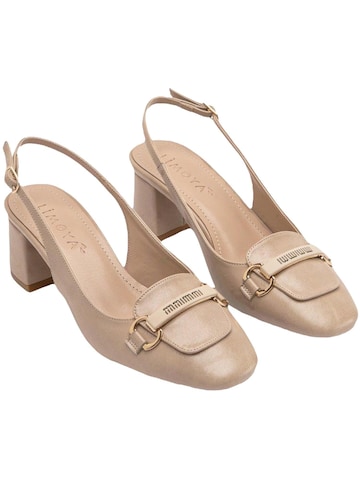 Limoya Slingback Pumps 'Damen-Absätze' in Beige