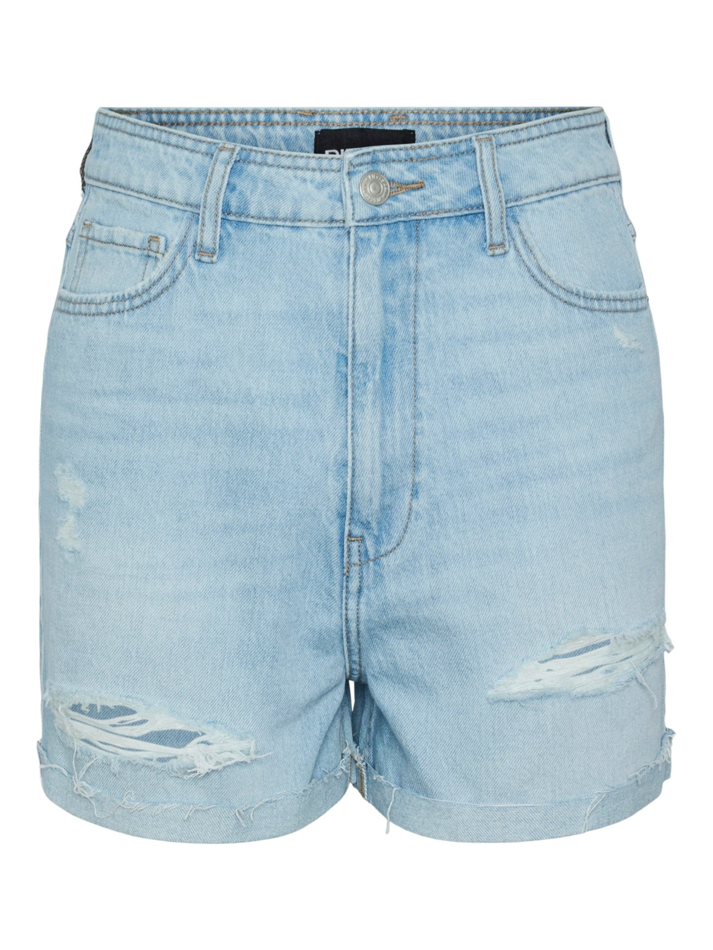 PIECES regular Jeans '17147835' i blå: forside