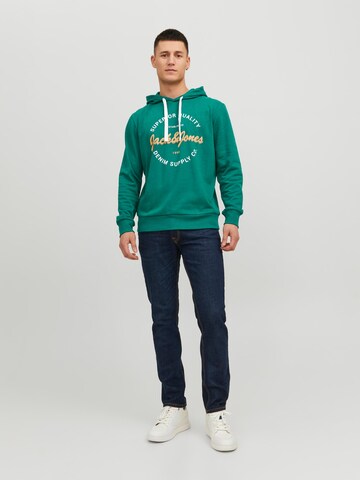 JACK & JONES Sweatshirt 'ANDY' in Groen