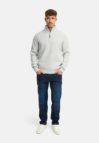 INDICODE JEANS Trui 'INPeace' in Grijs