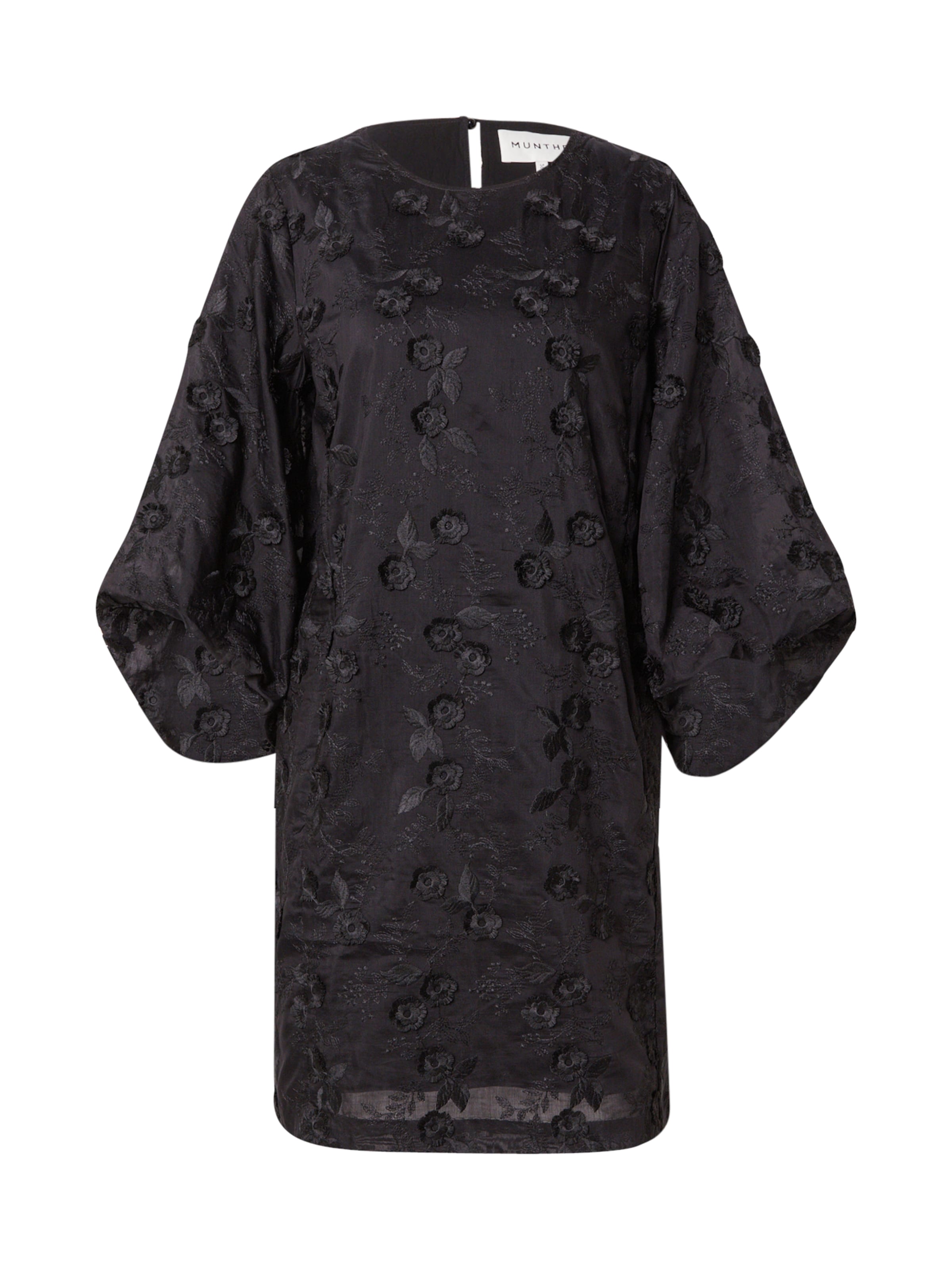 Munthe Šaty 'PANSI' - Čierna: predná strana
