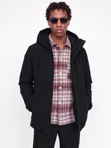 JACK & JONES - Parca de invierno en negro