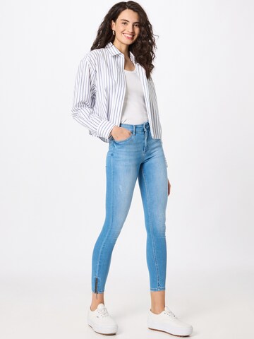 ONLY Skinny Jeans 'Blush' in Blau