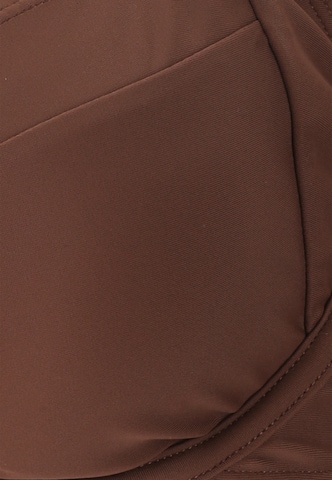 NOU Triangle Bikini top 'Yurika' in Brown