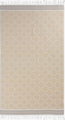 CODELLO Beach Towel in Beige: front