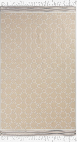 CODELLO Beach Towel in Beige: front