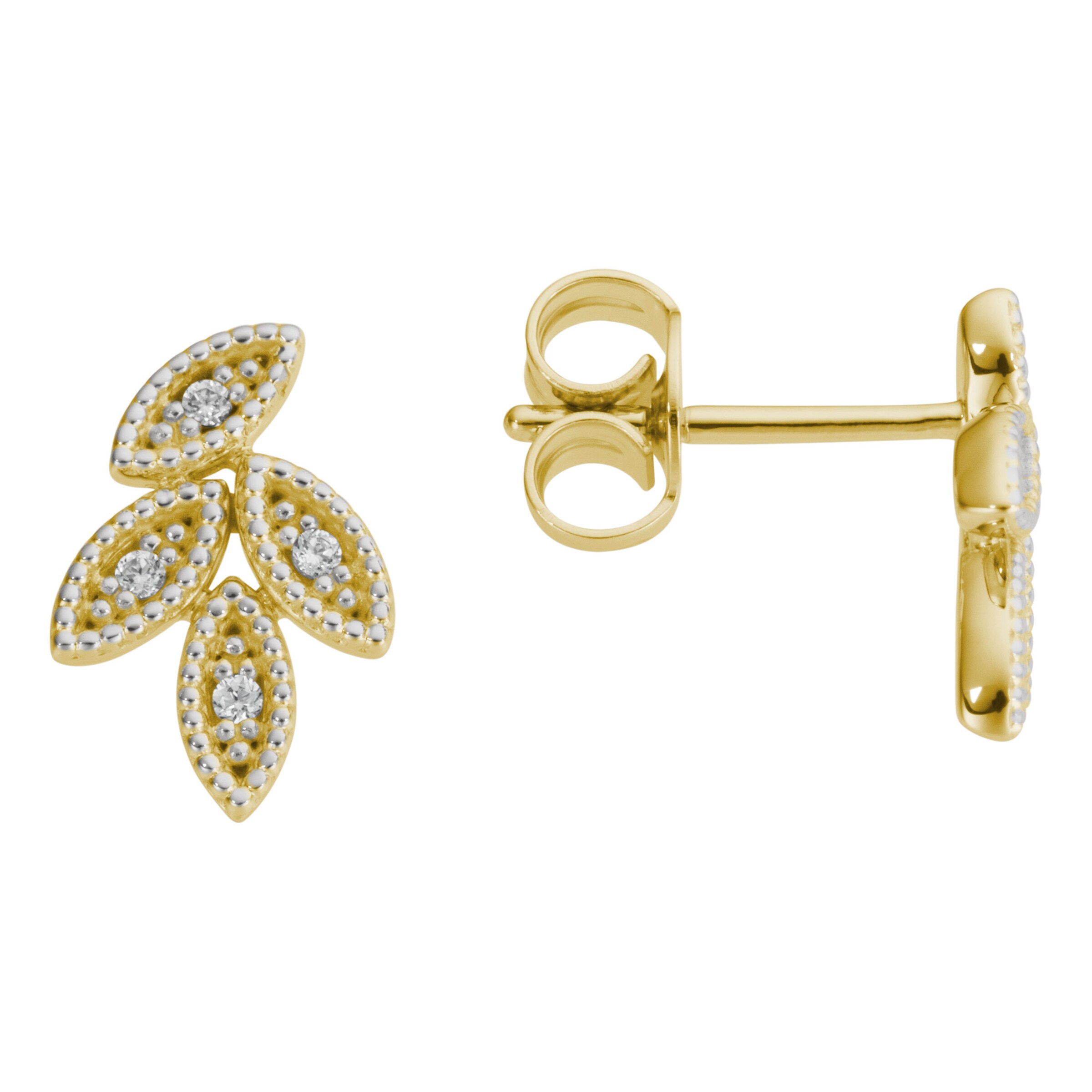 FIRETTI Ohrringe in Gold: Vorderseite