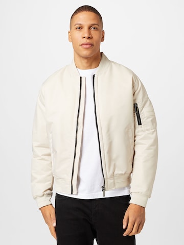 Calvin Klein Between-Season Jacket 'Hero' in Beige: front