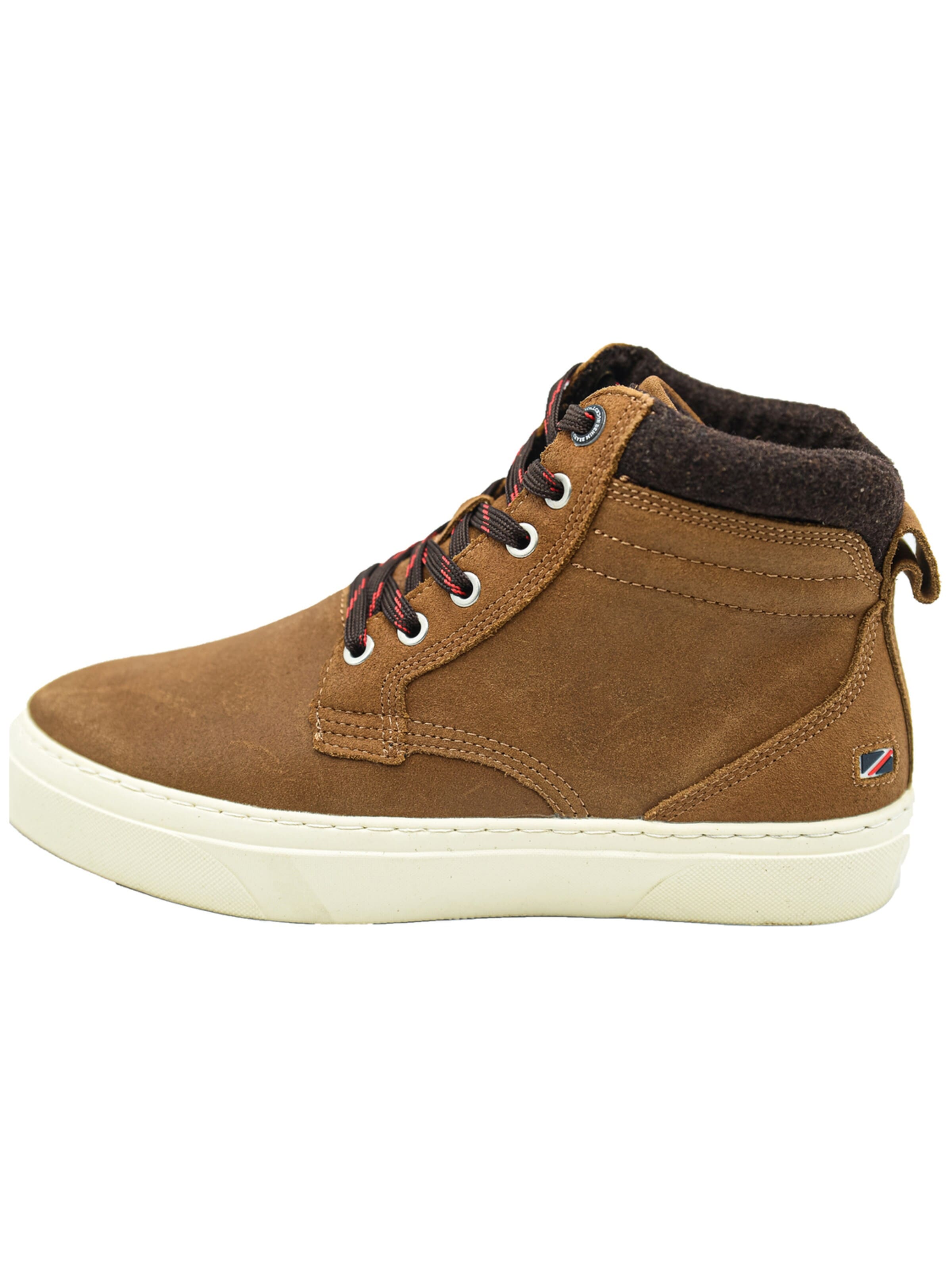 Pepe Jeans Sneakers hoog 'Pepe Jeans Cognac 879' in Bruin: voorkant