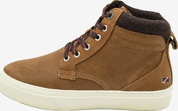Pepe Jeans Sneakers hoog 'Pepe Jeans Cognac 879' in Bruin: voorkant