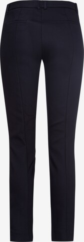 Slimfit Pantaloni de la MORE & MORE pe albastru