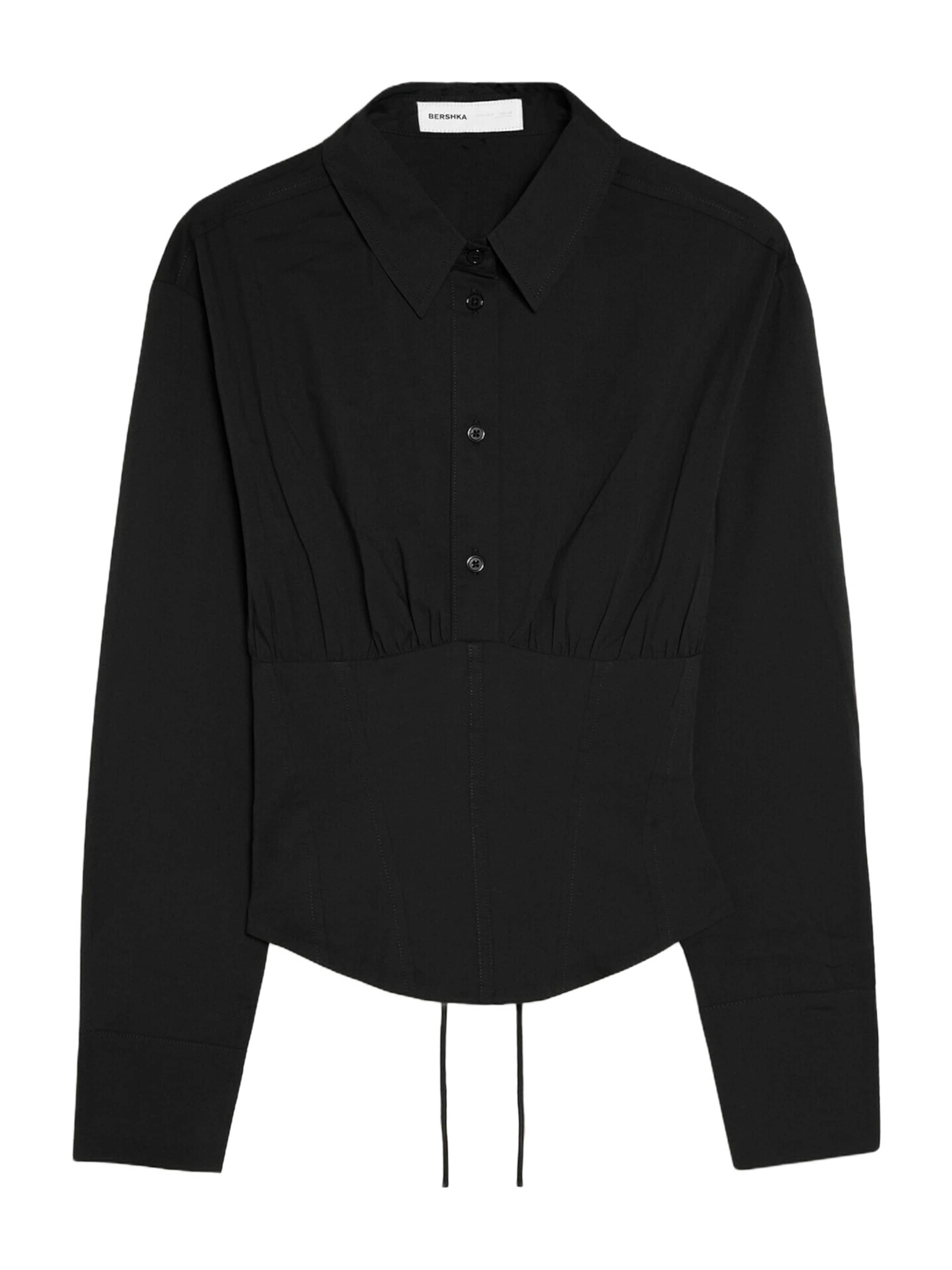 Bershka Bluse i sort: forside
