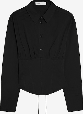 Bershka Bluse i sort: forside