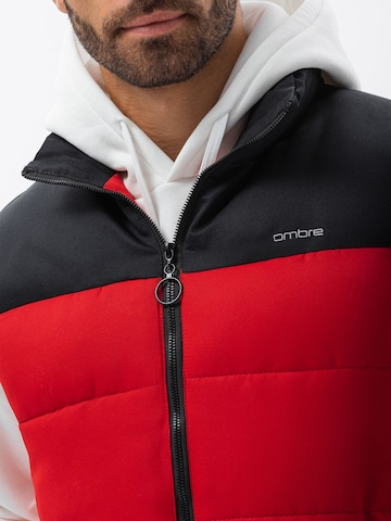 Ombre Vest 'V36' in Red