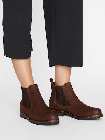 TAMARIS Chelsea boots i brun