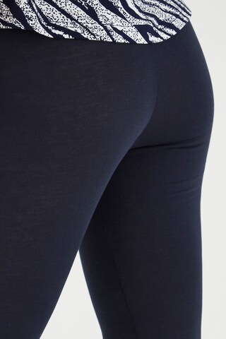 Fransa Slimfit Leggings 'KOKOS' in Blauw