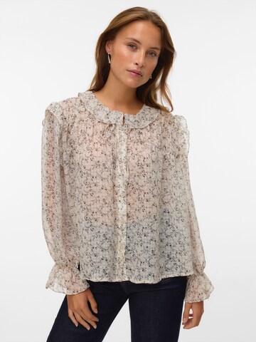 VERO MODA Блузка 'VMPETRA' в Бежевый: спереди