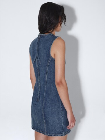 Dr. Denim Jurk 'Calista' in Blauw