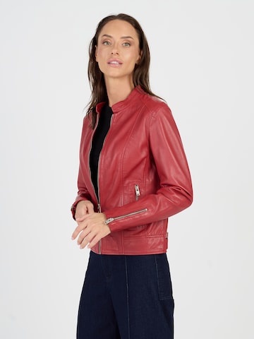 JCC Lederjacke in Rot