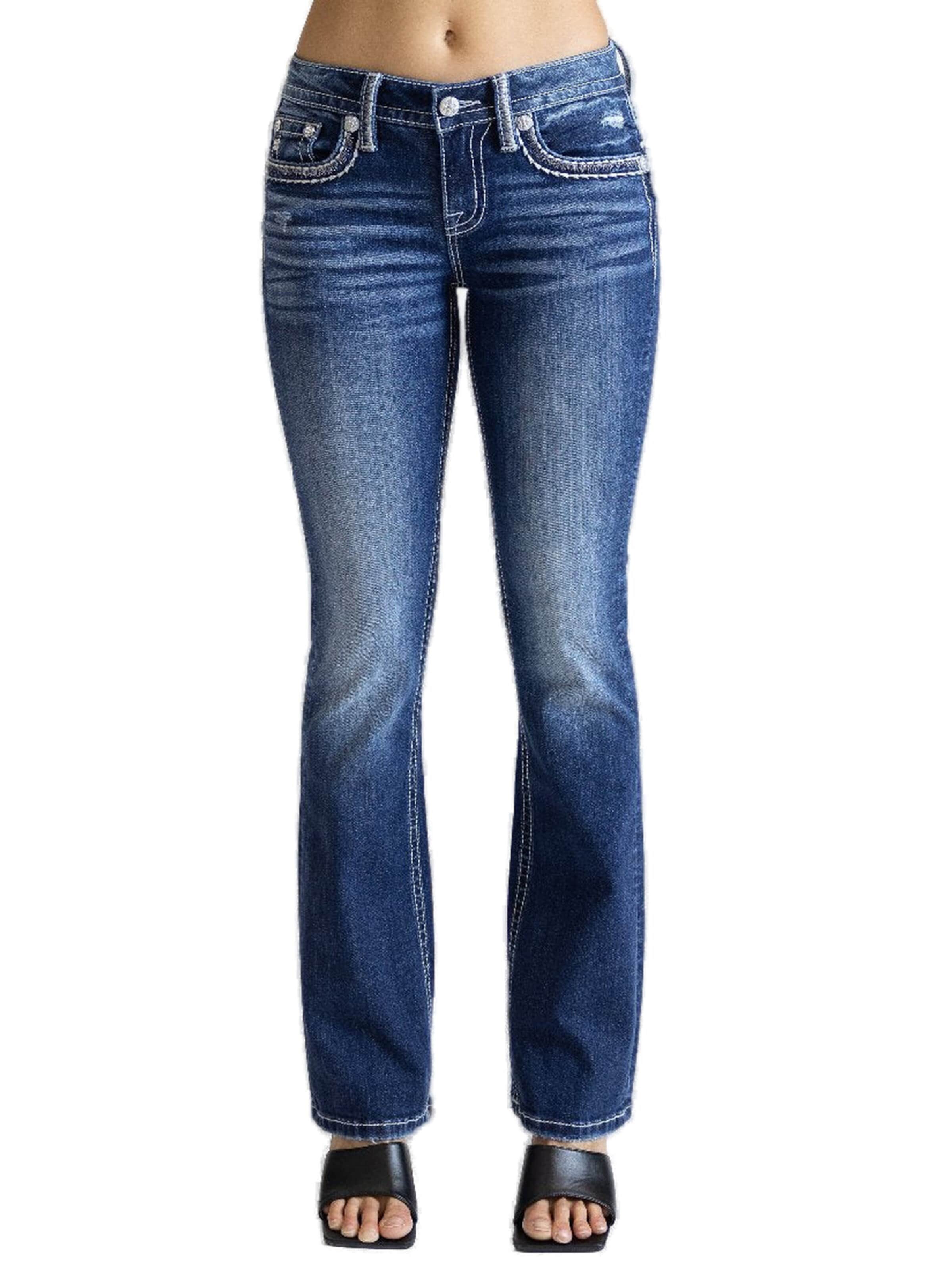 Miss Me Boot cut Jeans 'M949 Jeans Mid-Rise Bootcut' in Blue