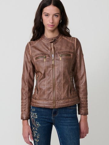 KOROSHI Jacke in Braun: Vorderseite