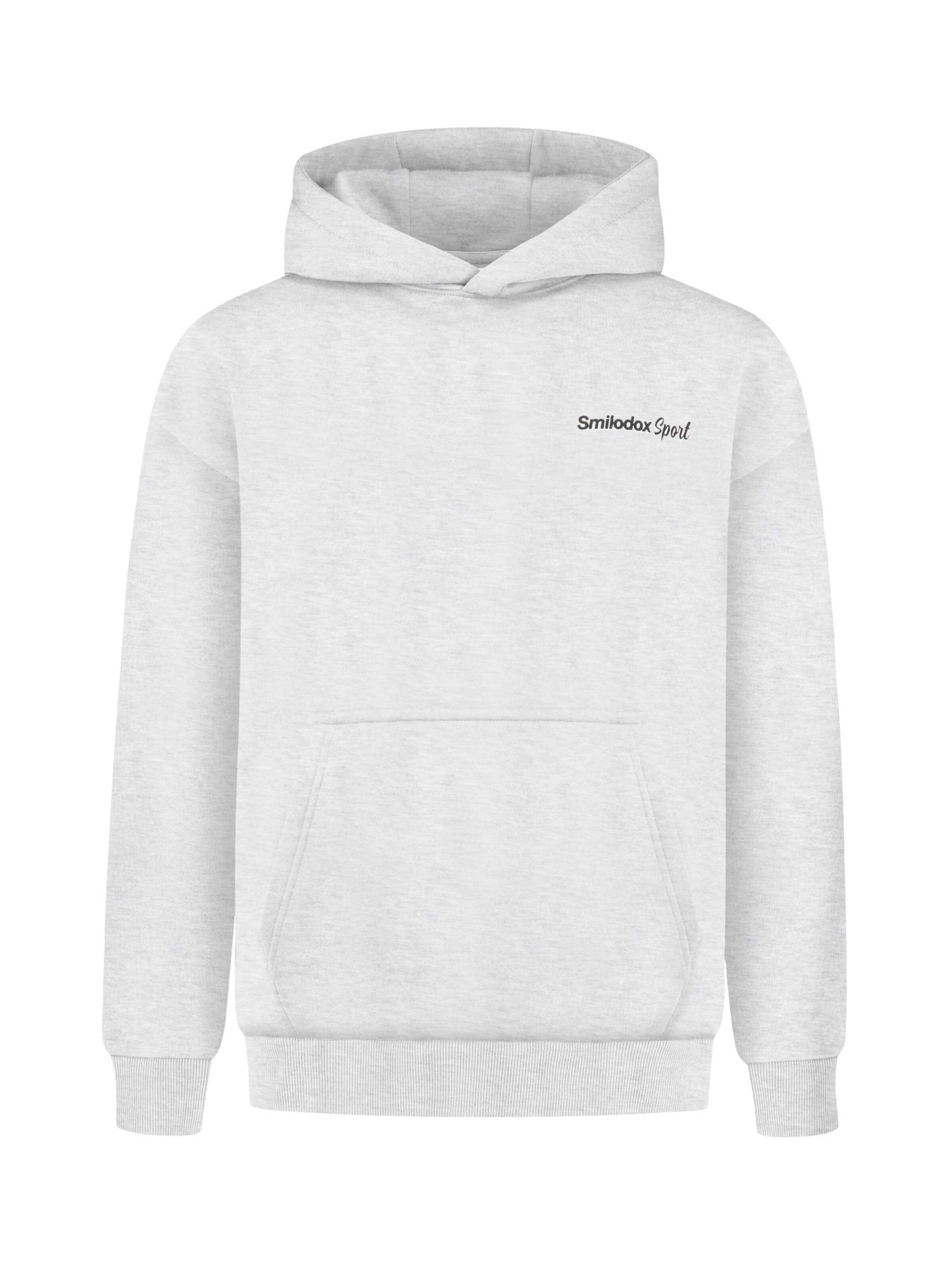 Smilodox Sweat jacket 'Fortes' in Grey: front