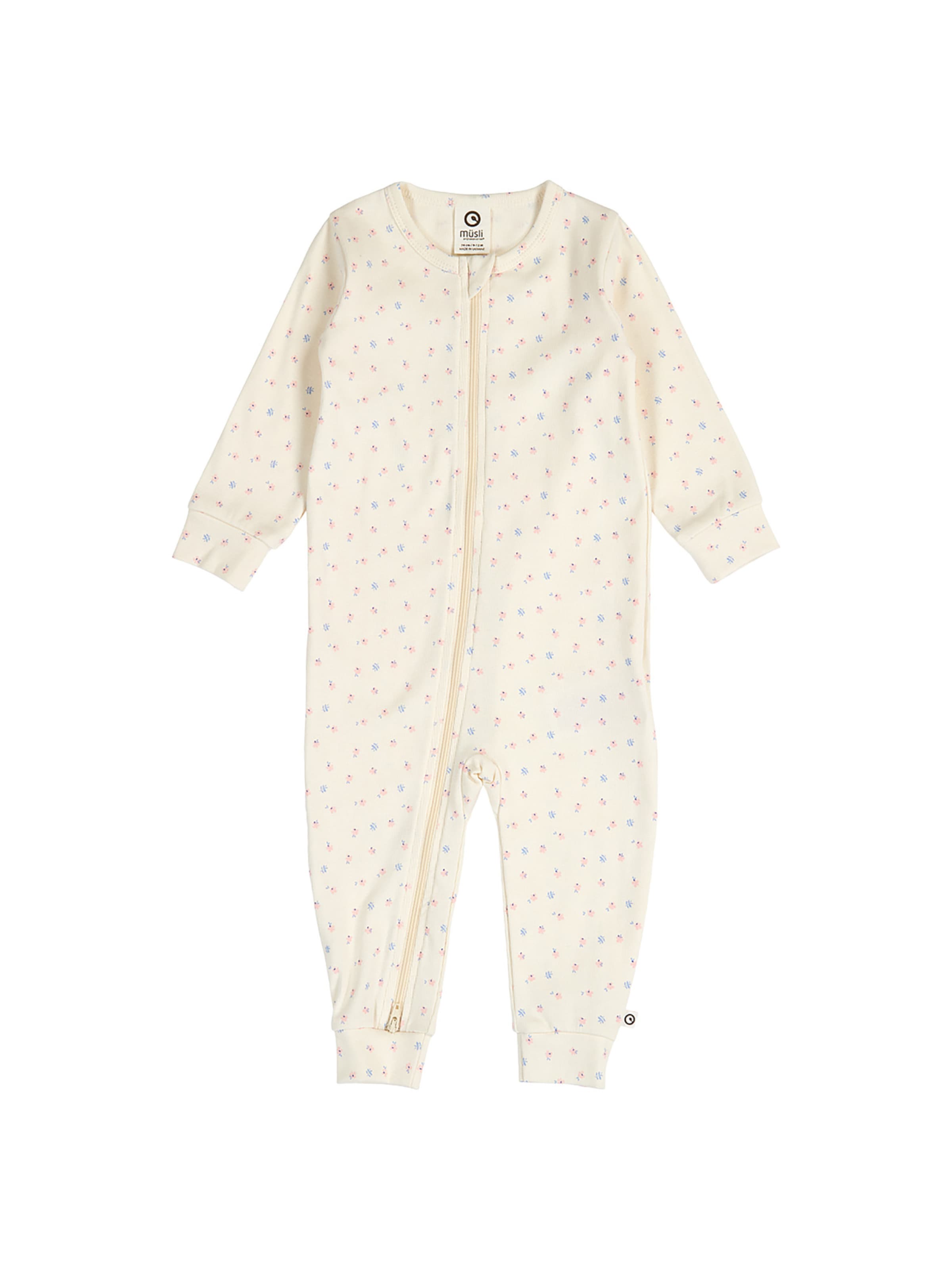 Müsli by GREEN COTTON - Pijama entero/body en beige: frente
