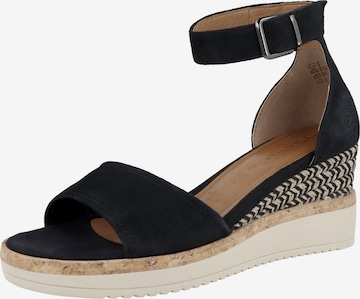 TAMARIS Sandals in Blue: front