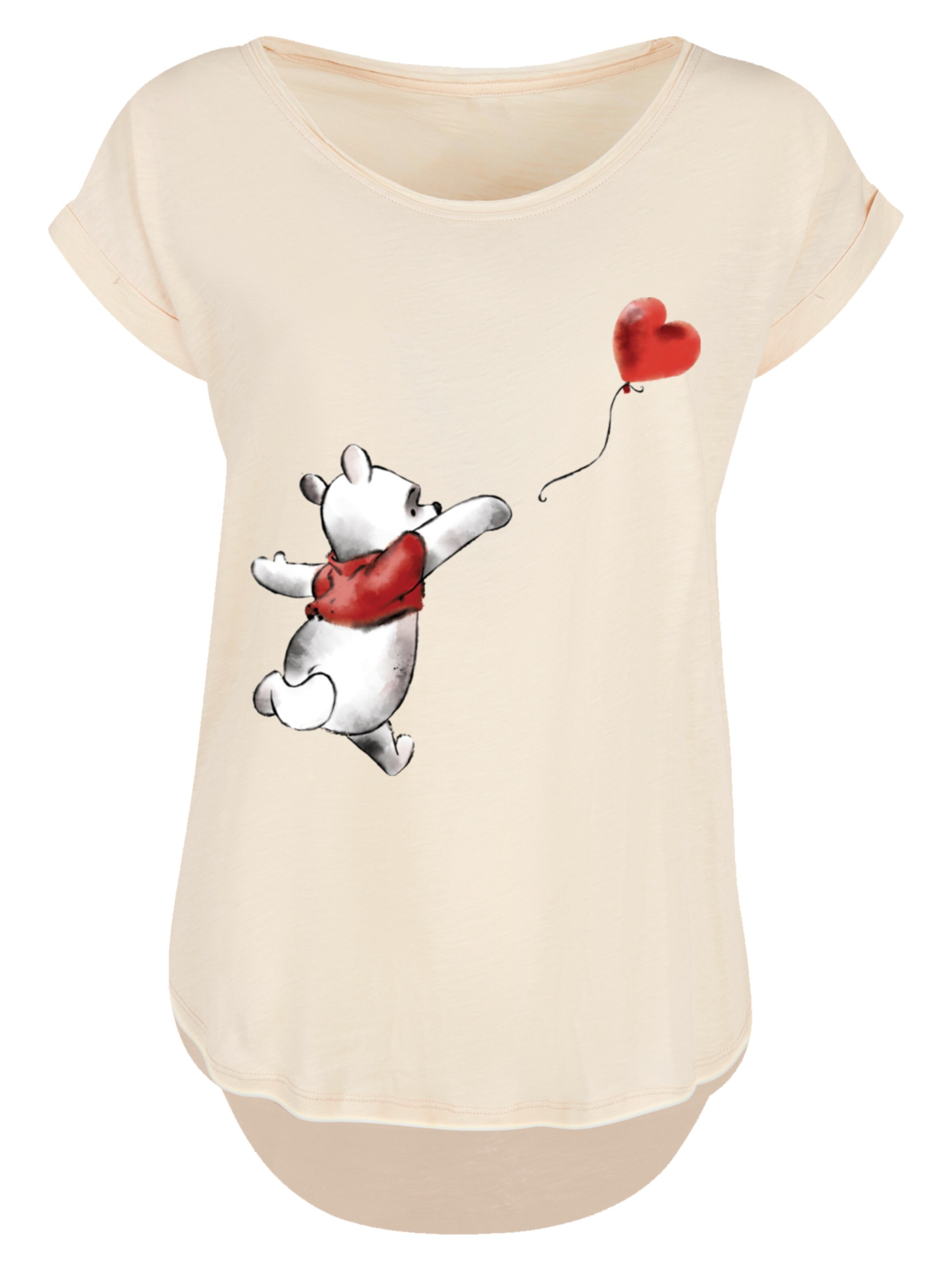 F4NT4STIC T-Shirt 'Winnie Puuh Balloon' in Beige: Vorderseite