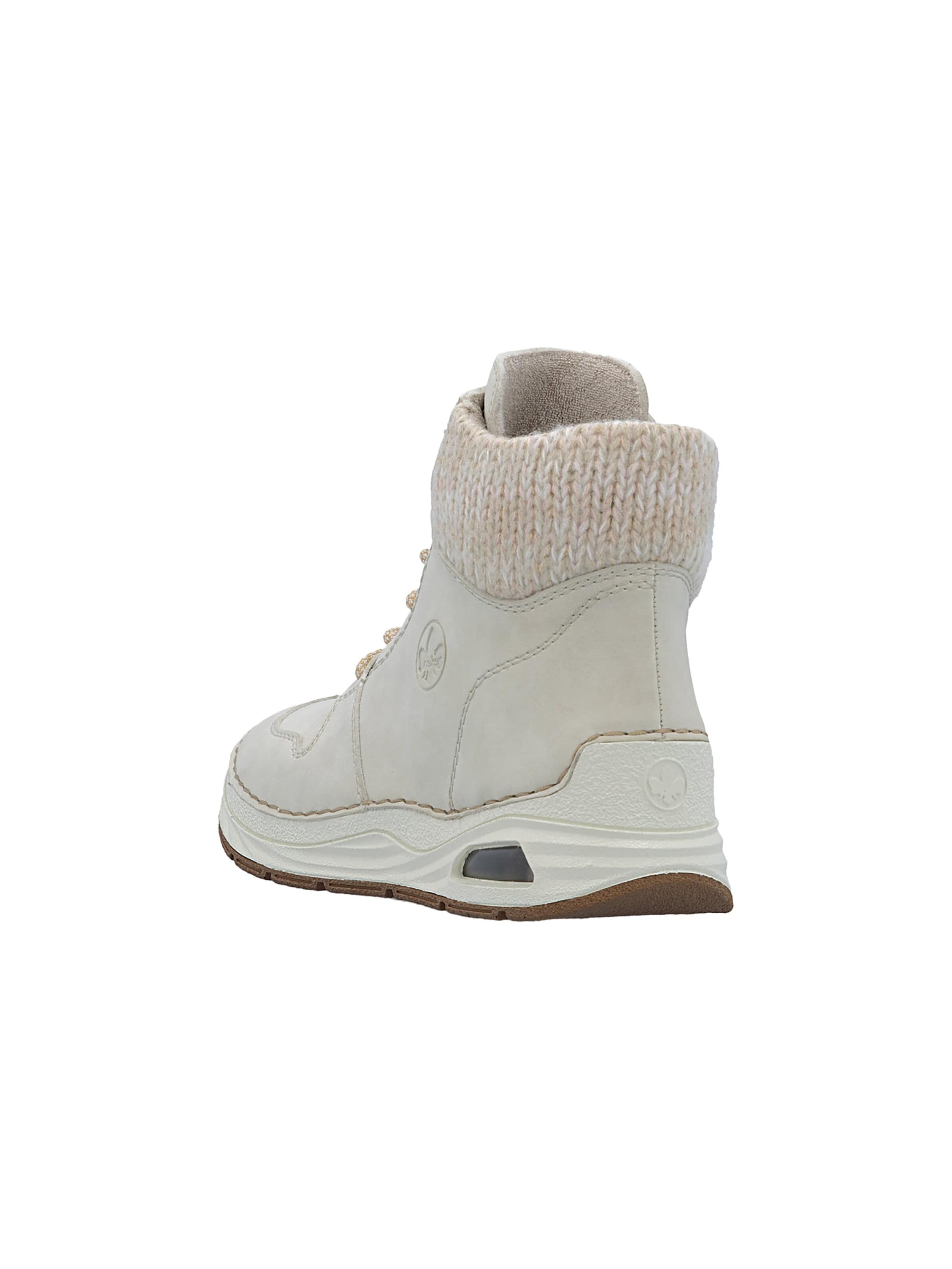Sneaker alta di Rieker in beige