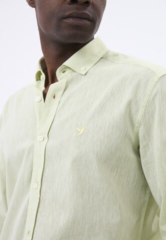 Coupe regular Chemise Felix Hardy en vert