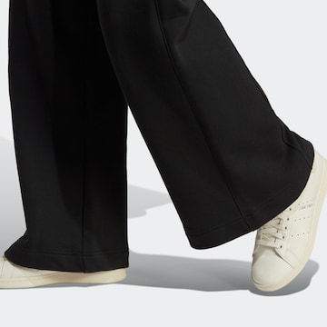 ADIDAS ORIGINALS Wide Leg Bukser 'Premium Essentials Pintuck' i sort