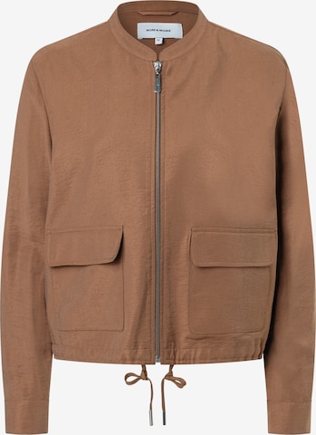 MORE & MORE Between-Season Jacket in Brown: front
