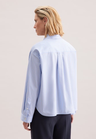 SEIDENSTICKER Blouse 'Schwarze Rose' in Blue