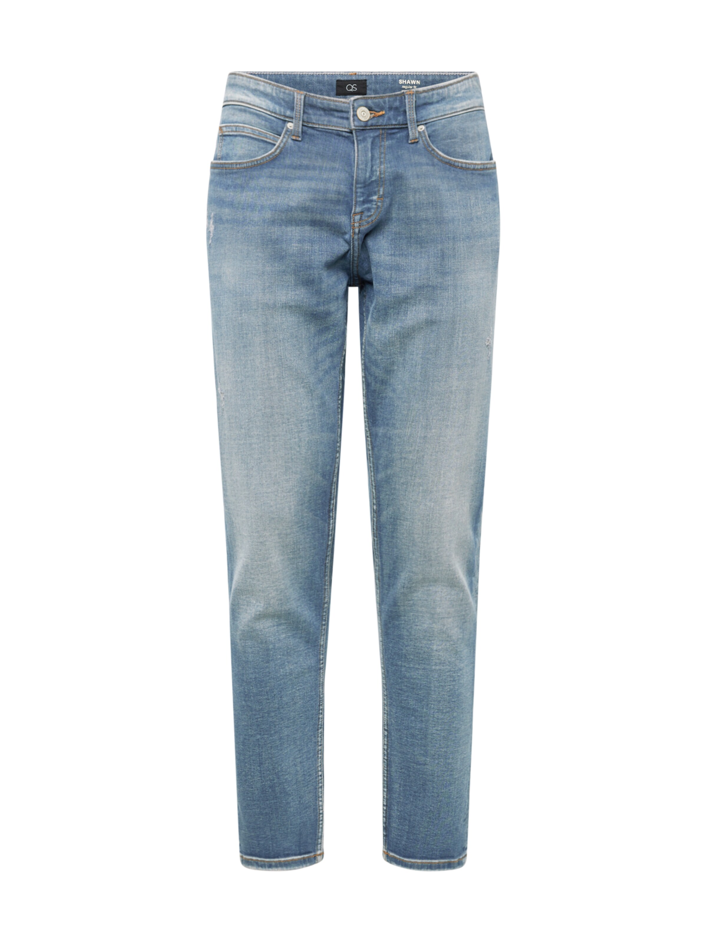 QS Regular Jeans 'Shawn' in Blauw: voorkant