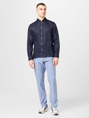 s.Oliver - Ajuste regular Camisa en azul