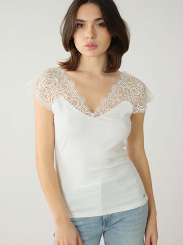 Haut Deeluxe en blanc : devant