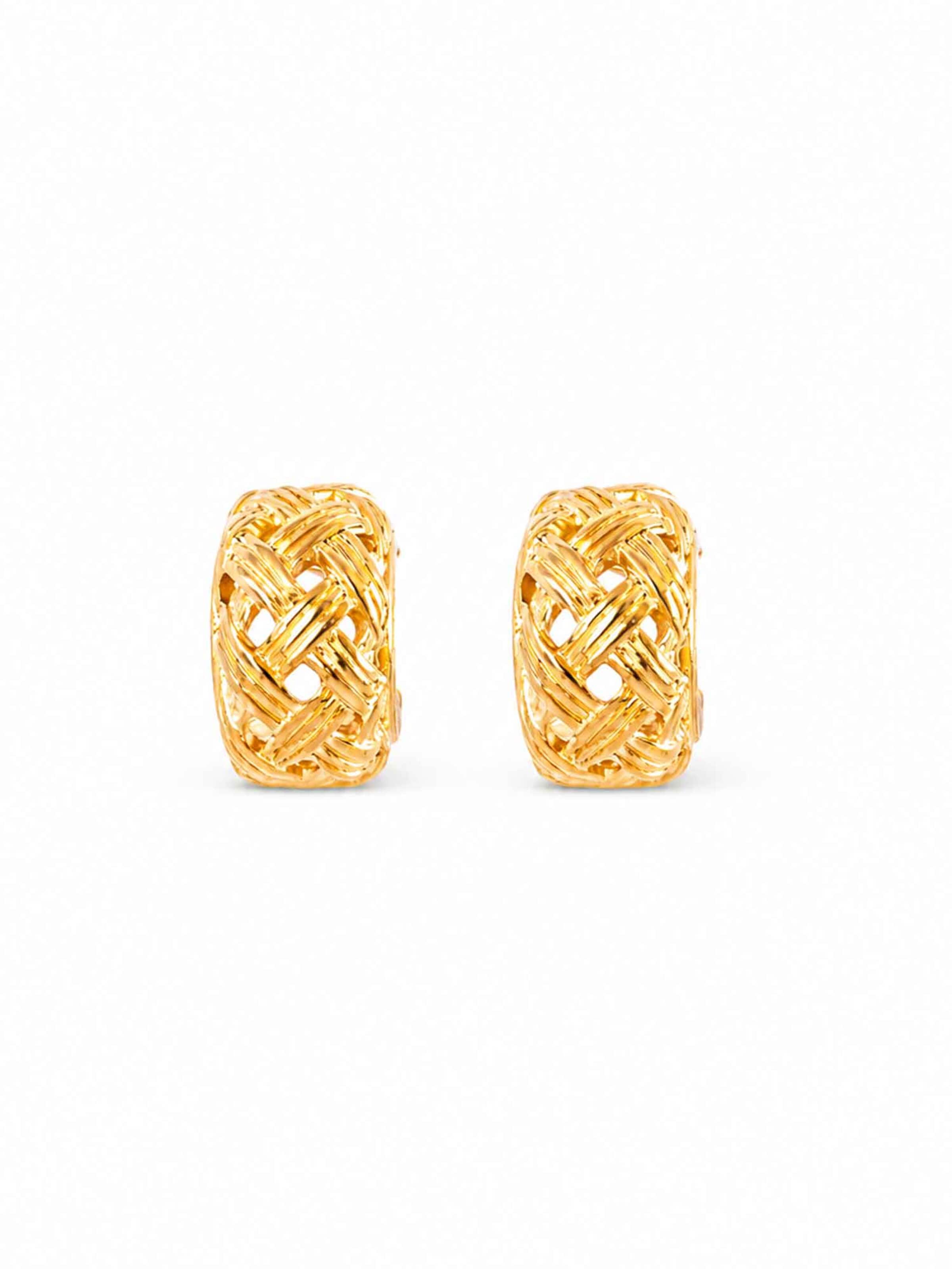 RteRmeNaušnice 'Infinite Dance Gold Earrings' - zlatna boja: prednji dio