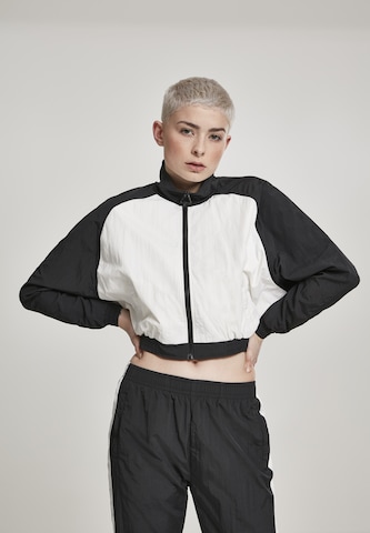 Geacă de primăvară-toamnă de la Urban Classics pe negru: față
