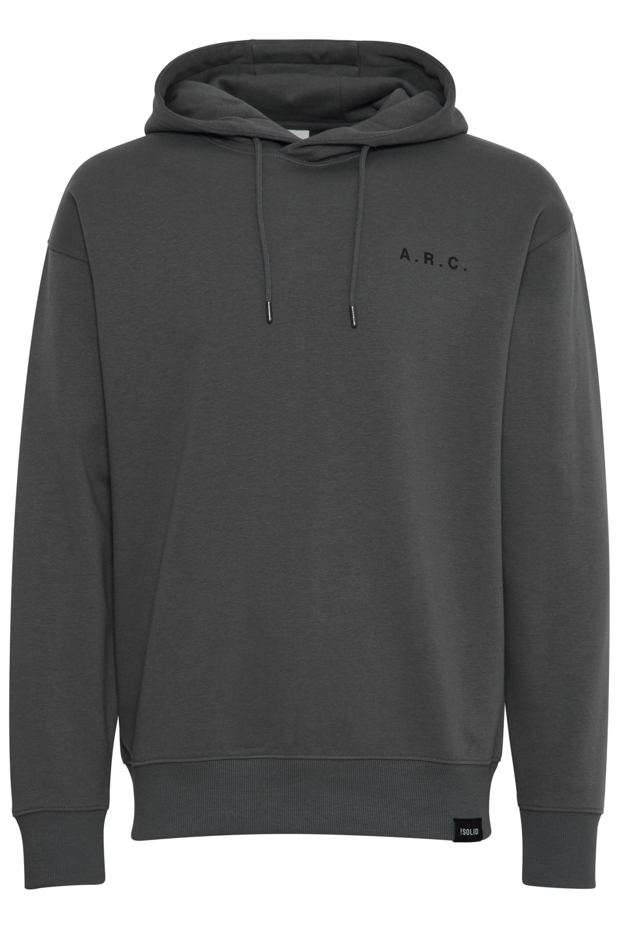 Pull-over 'Hanno' !Solid en gris : devant