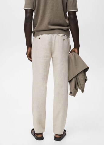 MANGO MAN Slimfit Hose 'Oyster' in Beige